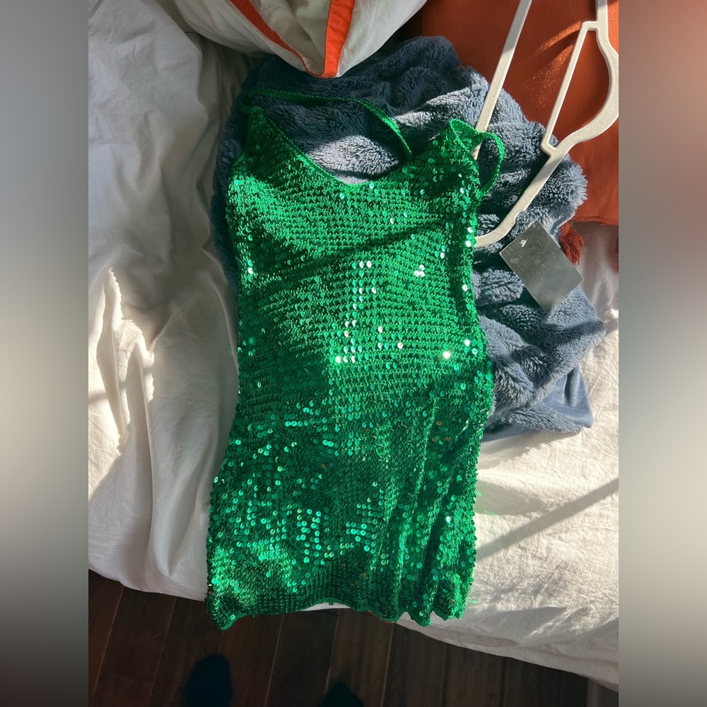 retrofete ELLIANA SEQUIN CROCHET DRESS